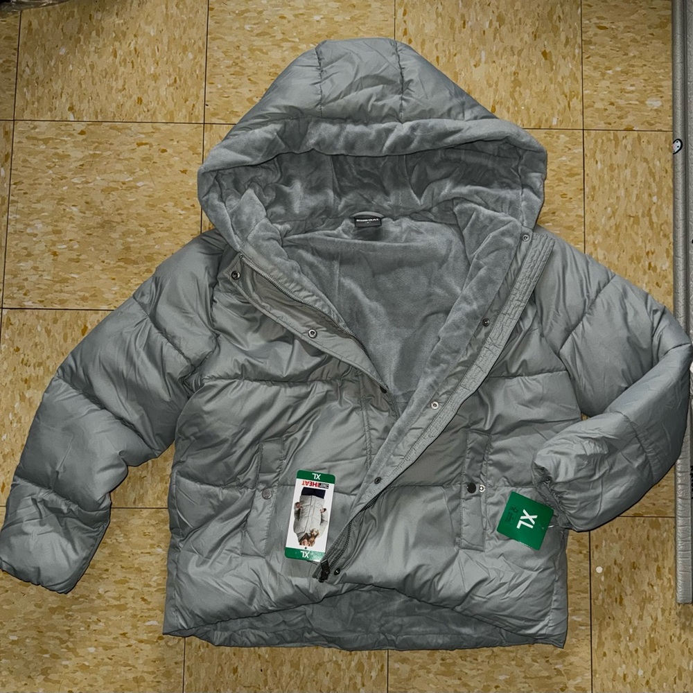 32 Degrees Gray Puffer Jacket